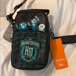 Disney Haunted Mansion Belt Bag - Black and Teal